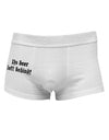 No Beer Left Behind Side Printed Mens Trunk Underwear-Mens Trunk Underwear-NDS Wear-White-Small-Davson Sales