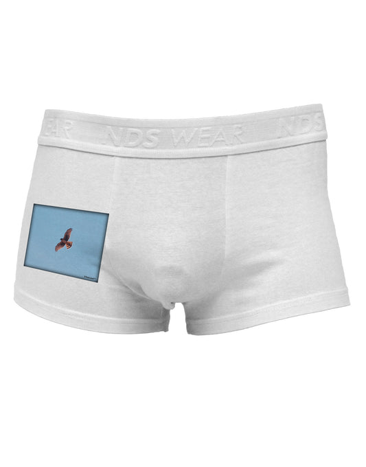 Soaring Peregrine Side Printed Mens Trunk Underwear-Mens Trunk Underwear-NDS Wear-White-Small-Davson Sales