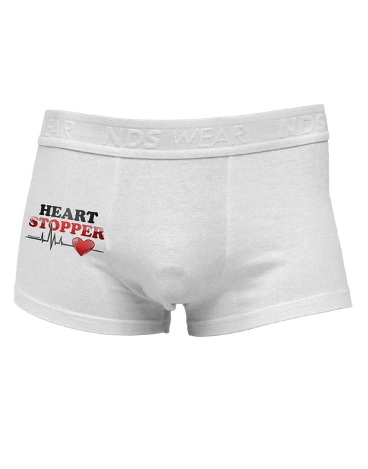 Heart Stopper Side Printed Mens Trunk Underwear-Mens Trunk Underwear-NDS Wear-White-Small-Davson Sales