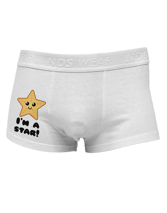 Cute Starfish - I am a Star Side Printed Mens Trunk Underwear by TooLoud-Mens Trunk Underwear-NDS Wear-White-Small-Davson Sales