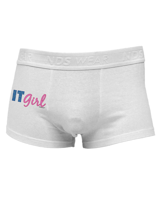 IT Girl Side Printed Mens Trunk Underwear-Mens Trunk Underwear-NDS Wear-White-Small-Davson Sales