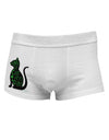 Happy St. Catty's Day - St. Patrick's Day Cat Side Printed Mens Trunk Underwear by TooLoud-Mens Trunk Underwear-TooLoud-White-Small-Davson Sales