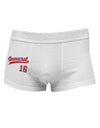 Democrat Jersey 16 Side Printed Mens Trunk Underwear-Mens Trunk Underwear-NDS Wear-White-Small-Davson Sales