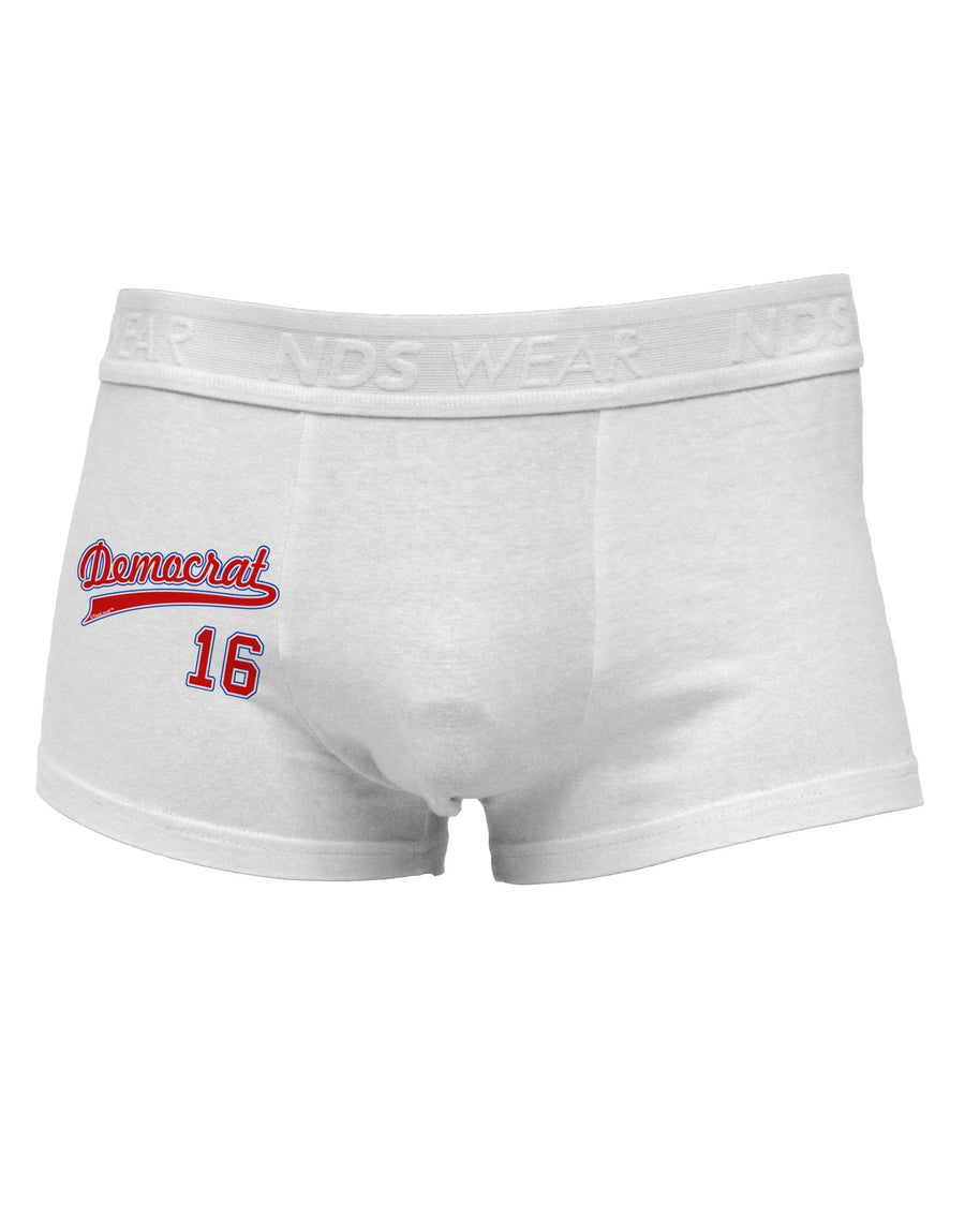 Democrat Jersey 16 Side Printed Mens Trunk Underwear-Mens Trunk Underwear-NDS Wear-White-Small-Davson Sales