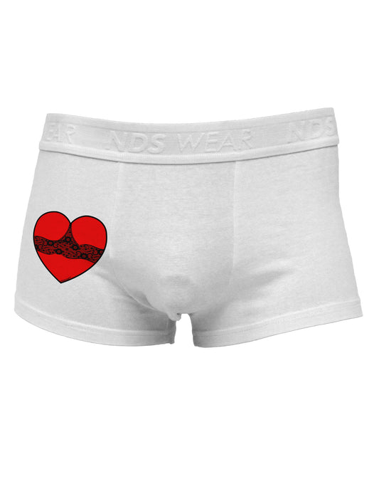 Black Lace Panty Heart Side Printed Mens Trunk Underwear-Mens Trunk Underwear-NDS Wear-White-Small-Davson Sales