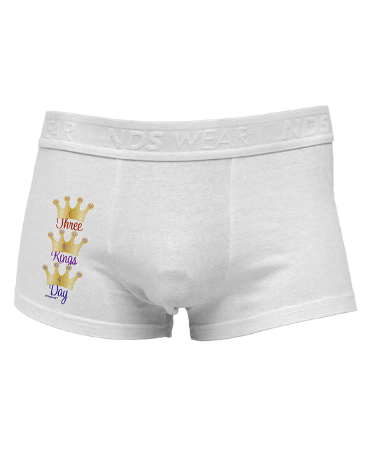 Three Kings Day - C M B Crowns Side Printed Mens Trunk Underwear by TooLoud-Mens Trunk Underwear-TooLoud-White-Small-Davson Sales