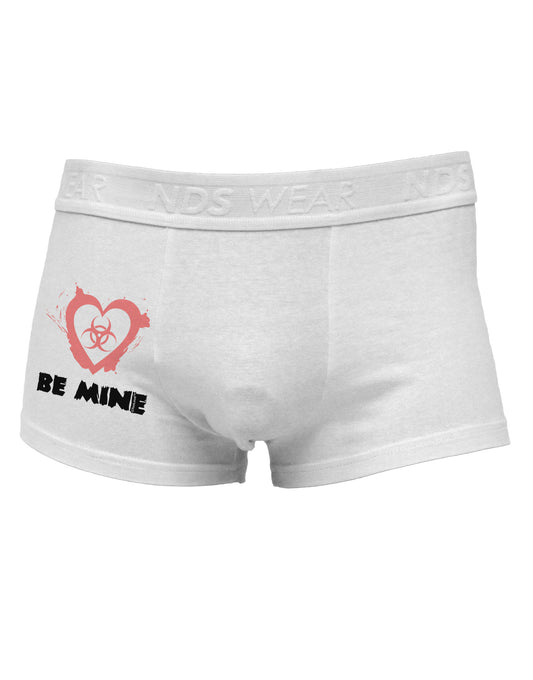 Be Mine - Bio Hazard Heart Side Printed Mens Trunk Underwear by TooLoud-Mens Trunk Underwear-NDS Wear-White-Small-Davson Sales