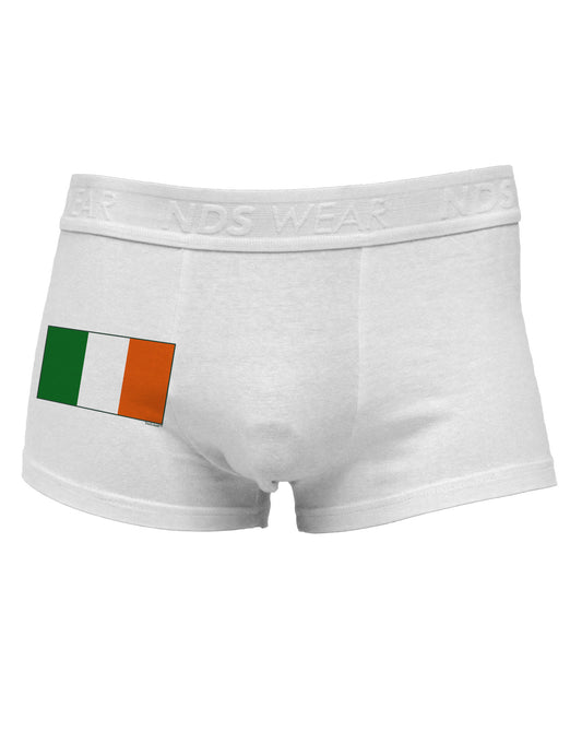Irish Flag - Flag of Ireland Side Printed Mens Trunk Underwear-Mens Trunk Underwear-NDS Wear-White-Small-Davson Sales
