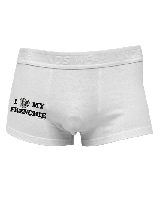 I Heart My Frenchie Side Printed Mens Trunk Underwear by TooLoud-Mens Trunk Underwear-TooLoud-White-Small-Davson Sales