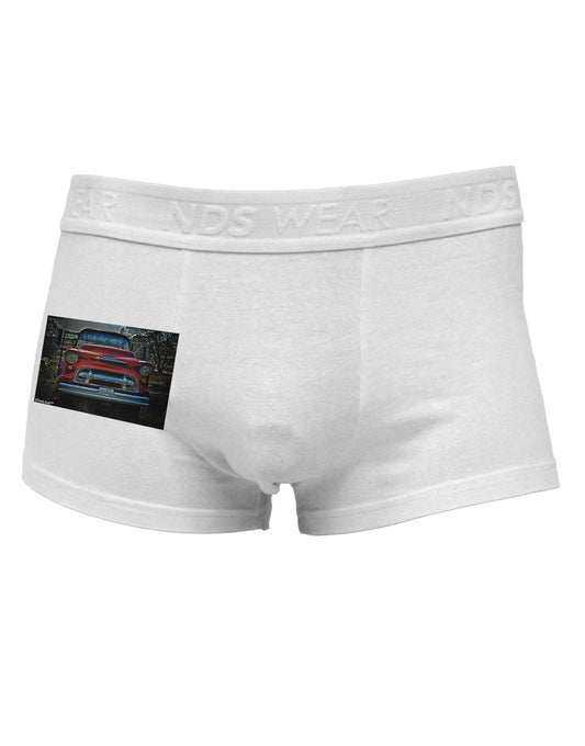 TooLoud Vintage Truck Side Printed Mens Trunk Underwear-Mens Trunk Underwear-NDS Wear-White-Small-Davson Sales