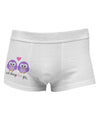 Owl Always Love You - Purple Owls Side Printed Mens Trunk Underwear by TooLoud-Mens Trunk Underwear-NDS Wear-White-Small-Davson Sales