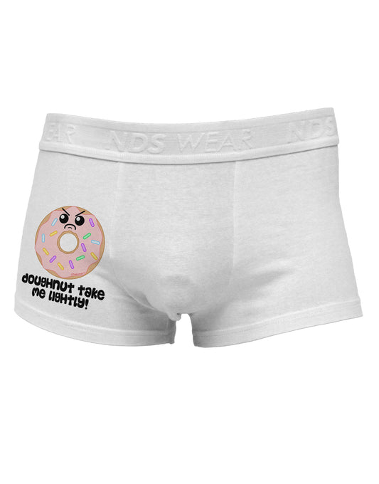 Doughnut - Doughnut Take Me Lightly Side Printed Mens Trunk Underwear by TooLoud-Mens Trunk Underwear-NDS Wear-White-Small-Davson Sales