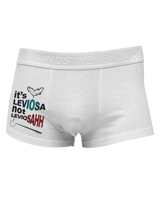 It's LeviOsa not LeviosAHH Side Printed Mens Trunk Underwear-Mens Trunk Underwear-NDS Wear-White-Small-Davson Sales