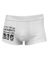It’s the Little Moments that Make Life Big Side Printed Mens Trunk Underwear-Mens Trunk Underwear-NDS Wear-White-Small-Davson Sales