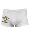 Personal Trainer - Superpower Side Printed Mens Trunk Underwear-Mens Trunk Underwear-NDS Wear-White-Small-Davson Sales