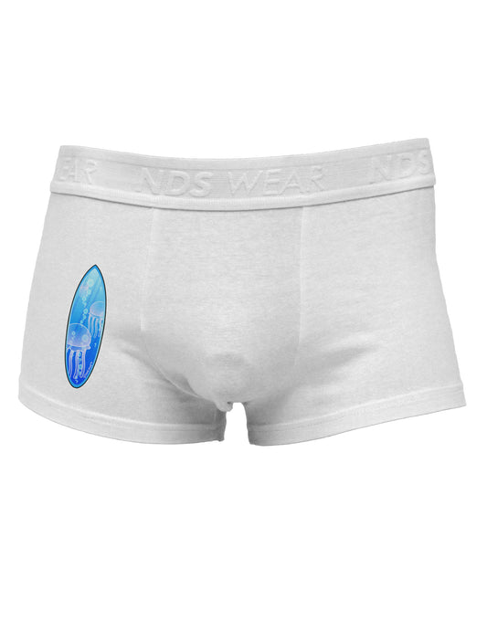 Jellyfish Surfboard Side Printed Mens Trunk Underwear by TooLoud-Mens Trunk Underwear-NDS Wear-White-Small-Davson Sales