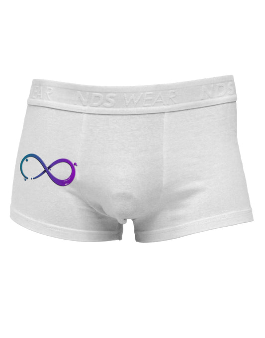 Painted Infinity Side Printed Mens Trunk Underwear-Mens Trunk Underwear-NDS Wear-White-Small-Davson Sales