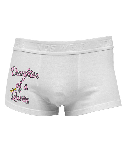 Daughter of a Queen - Matching Mom and Daughter Design Side Printed Mens Trunk Underwear by TooLoud-Mens Trunk Underwear-NDS Wear-White-Small-Davson Sales