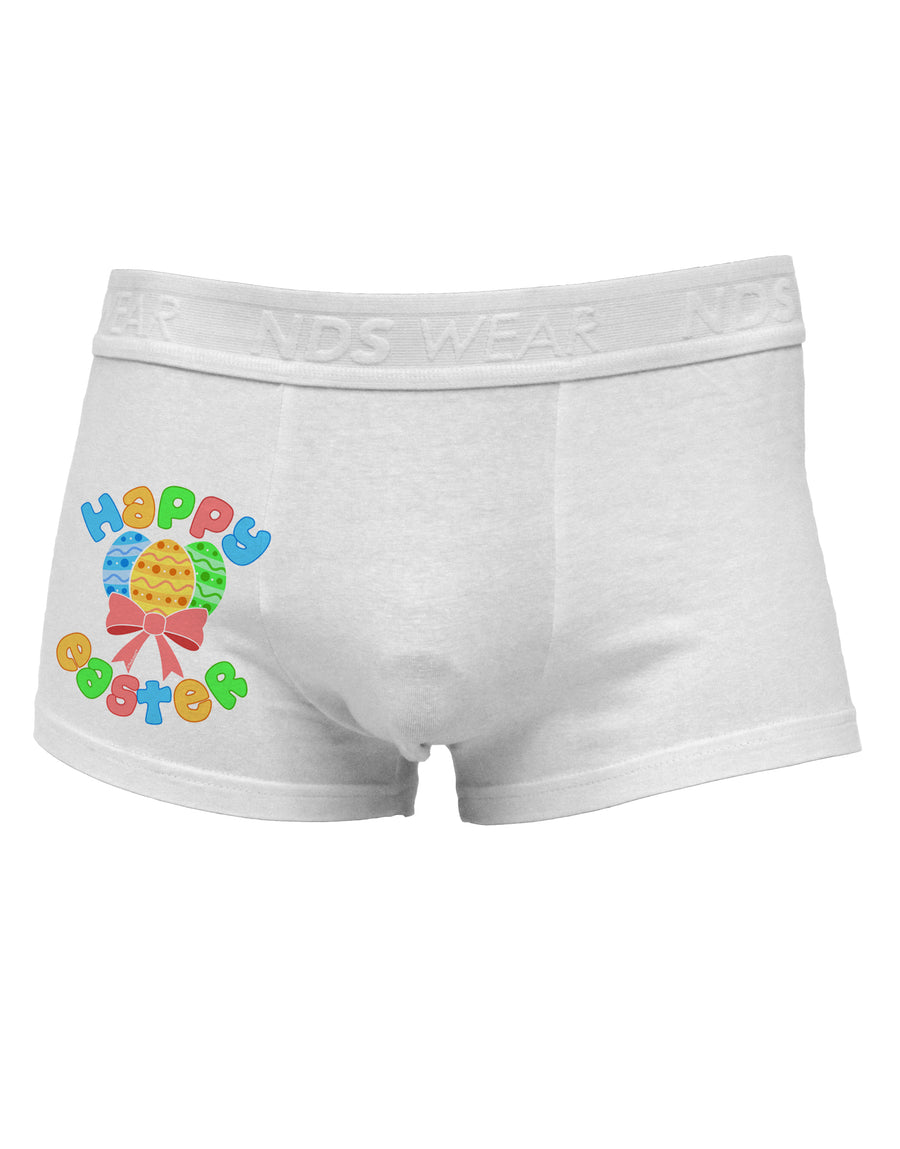 Happy Easter Easter Eggs Side Printed Mens Trunk Underwear by TooLoud-Mens Trunk Underwear-NDS Wear-White-Small-Davson Sales