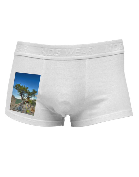 Colorado Landscape Tree Side Printed Mens Trunk Underwear-Mens Trunk Underwear-NDS Wear-White-Small-Davson Sales