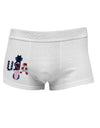 USA Bobsled Side Printed Mens Trunk Underwear by TooLoud-Mens Trunk Underwear-NDS Wear-White-Small-Davson Sales
