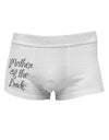 Mother of the Bride - Diamond Side Printed Mens Trunk Underwear-Mens Trunk Underwear-NDS Wear-White-Small-Davson Sales