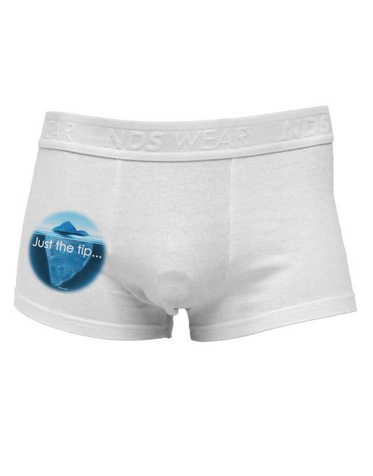 Iceberg Just the Tip Side Printed Mens Trunk Underwear-Mens Trunk Underwear-NDS Wear-White-Small-Davson Sales