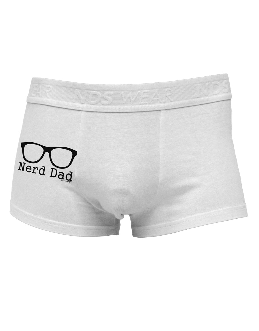 Nerd Dad - Glasses Side Printed Mens Trunk Underwear by TooLoud-Mens Trunk Underwear-NDS Wear-White-Small-Davson Sales