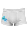 Baby Boy Carriage Side Printed Mens Trunk Underwear-Mens Trunk Underwear-NDS Wear-White-Small-Davson Sales