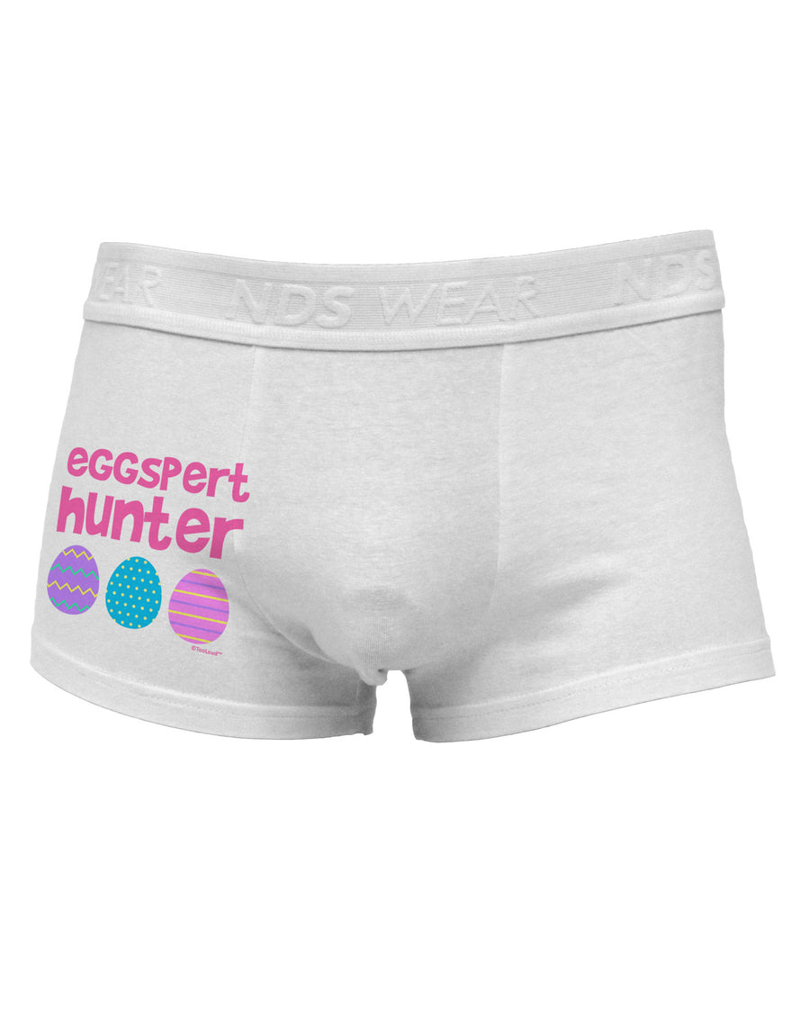 TooLoud Eggspert Hunter - Easter - Pink Side Printed Mens Trunk Underwear-Mens Trunk Underwear-NDS Wear-White-Small-Davson Sales