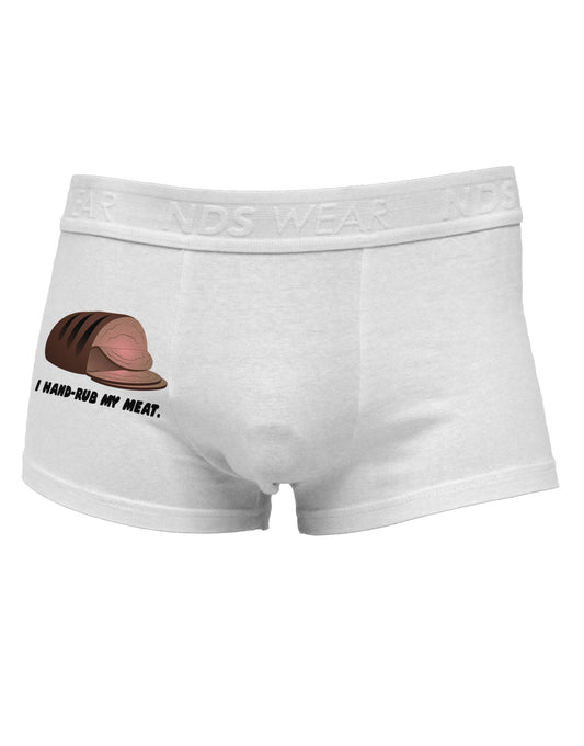 I Hand-Rub My Meat - Roast Beef Side Printed Mens Trunk Underwear-Mens Trunk Underwear-TooLoud-White-Small-Davson Sales