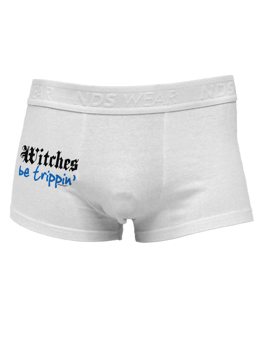 TooLoud Witches Be Trippin Blue Side Printed Mens Trunk Underwear-Mens Trunk Underwear-NDS Wear-White-Small-Davson Sales