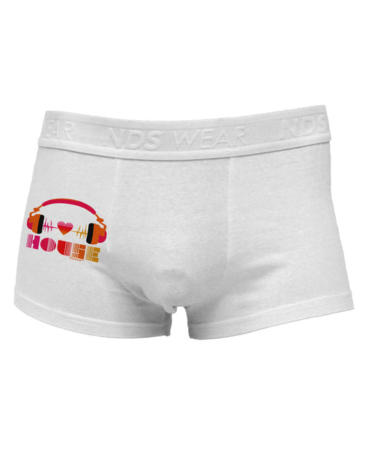 Heart House Side Printed Mens Trunk Underwear-Mens Trunk Underwear-NDS Wear-White-Small-Davson Sales