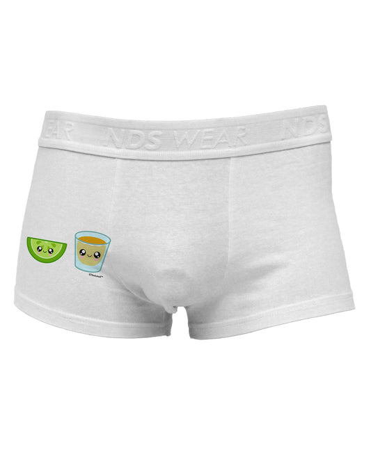 Cute Tequila Shot and Lime Wedge Side Printed Mens Trunk Underwear by TooLoud-Mens Trunk Underwear-NDS Wear-White-Small-Davson Sales
