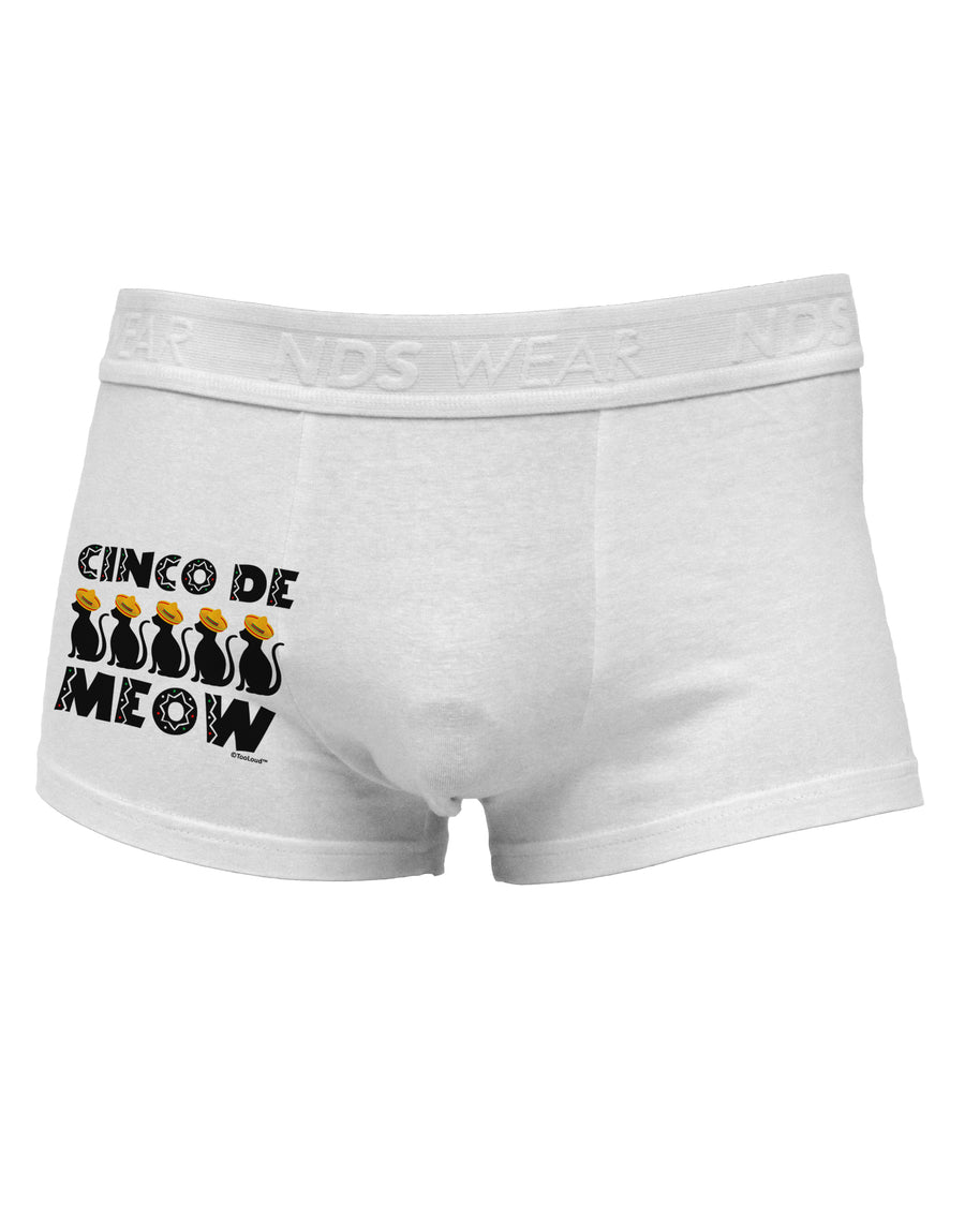 Five Cats - Cinco de Meow Side Printed Mens Trunk Underwear by TooLoud-Mens Trunk Underwear-NDS Wear-White-Small-Davson Sales