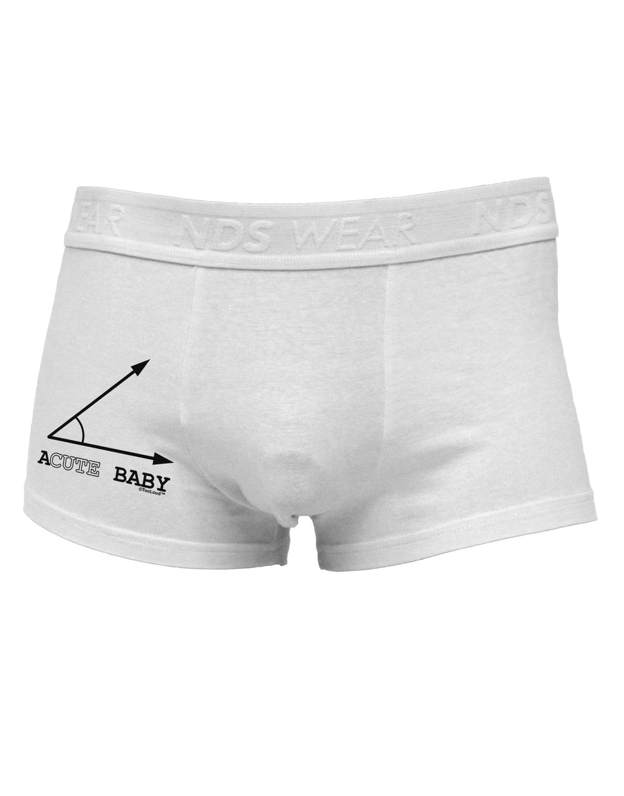 Acute Baby Side Printed Mens Trunk Underwear-Mens Trunk Underwear-NDS Wear-White-Small-Davson Sales
