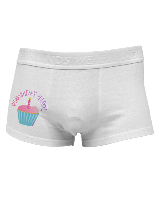 Birthday Girl - Candle Cupcake Side Printed Mens Trunk Underwear by TooLoud-Mens Trunk Underwear-NDS Wear-White-Small-Davson Sales