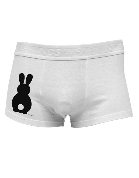 Cute Bunny Silhouette with Tail Side Printed Mens Trunk Underwear by TooLoud-Mens Trunk Underwear-NDS Wear-White-Small-Davson Sales