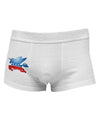 TooLoud Unicorn Political Symbol Side Printed Mens Trunk Underwear-Mens Trunk Underwear-NDS Wear-White-Small-Davson Sales