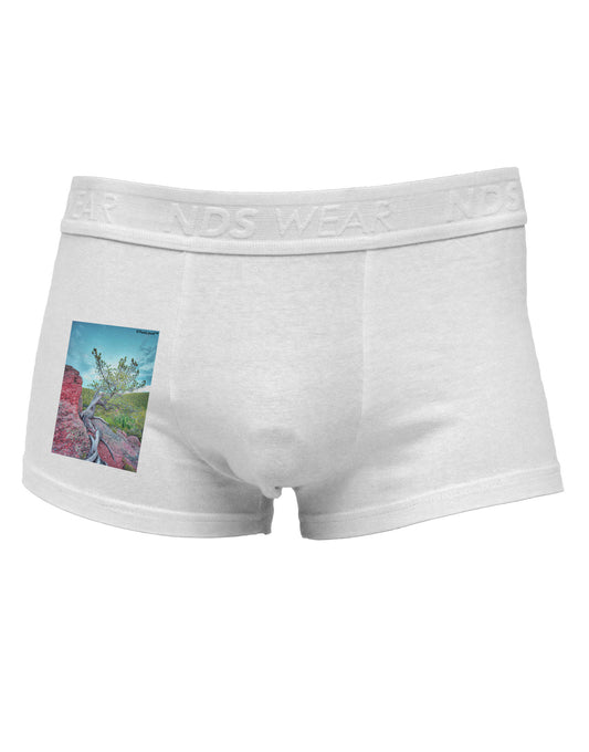 CO Cliffside Tree Side Printed Mens Trunk Underwear-Mens Trunk Underwear-NDS Wear-White-Small-Davson Sales