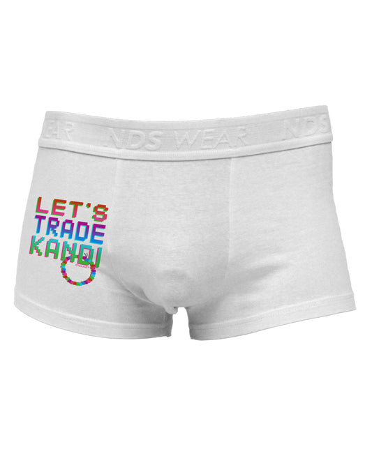 Let's Trade Kandi Side Printed Mens Trunk Underwear-Mens Trunk Underwear-NDS Wear-White-Small-Davson Sales