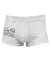 Black Friday Bag Holder Side Printed Mens Trunk Underwear-Mens Trunk Underwear-NDS Wear-White-Small-Davson Sales