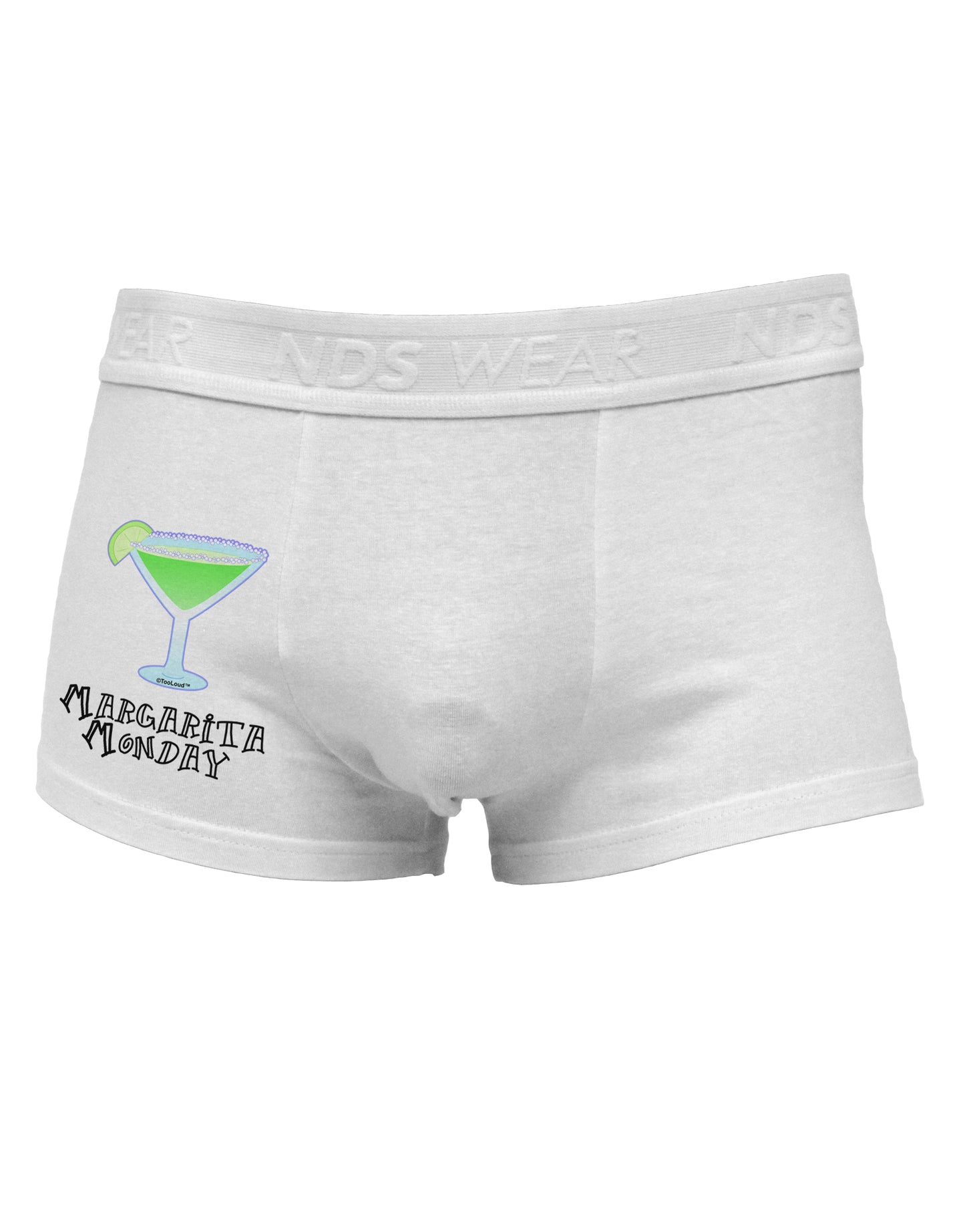 Margarita Monday Design - Pop Culture Side Printed Mens Trunk Underwear by TooLoud-Mens Trunk Underwear-NDS Wear-White-Small-Davson Sales