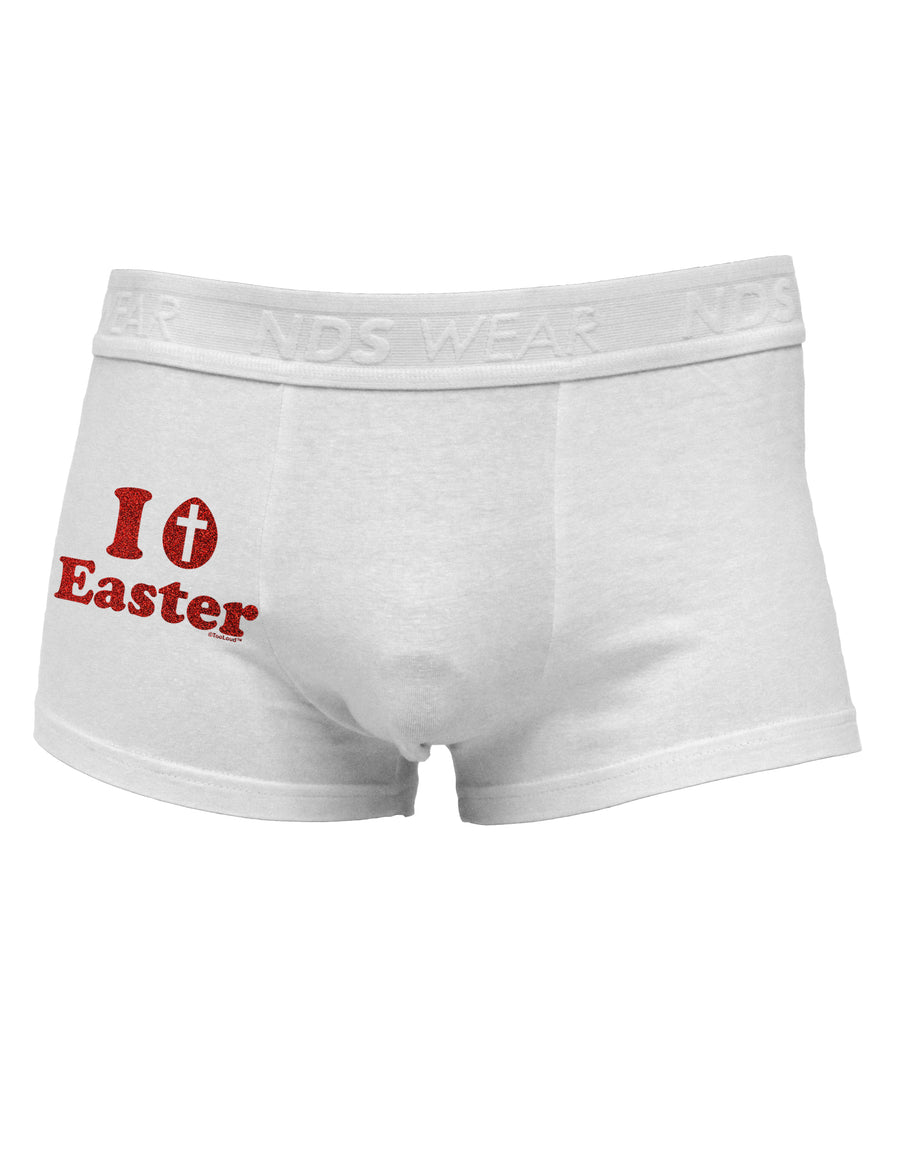 I Egg Cross Easter - Red Glitter Side Printed Mens Trunk Underwear by TooLoud-Mens Trunk Underwear-NDS Wear-White-Small-Davson Sales