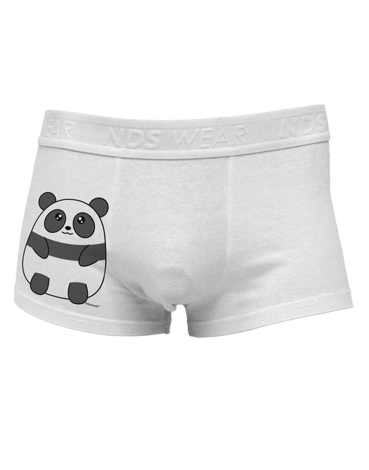Cute Panda Bear Side Printed Mens Trunk Underwear by TooLoud-Mens Trunk Underwear-TooLoud-White-Small-Davson Sales
