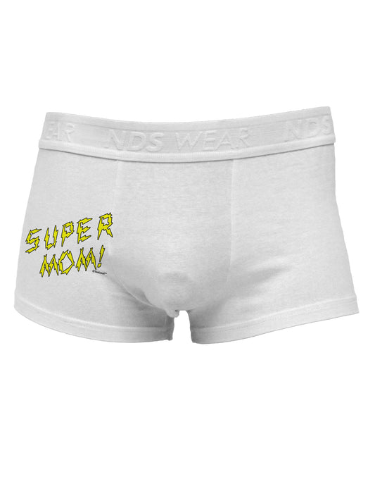Super Mom - Lightening Bolt Design Side Printed Mens Trunk Underwear by TooLoud-Mens Trunk Underwear-NDS Wear-White-Small-Davson Sales