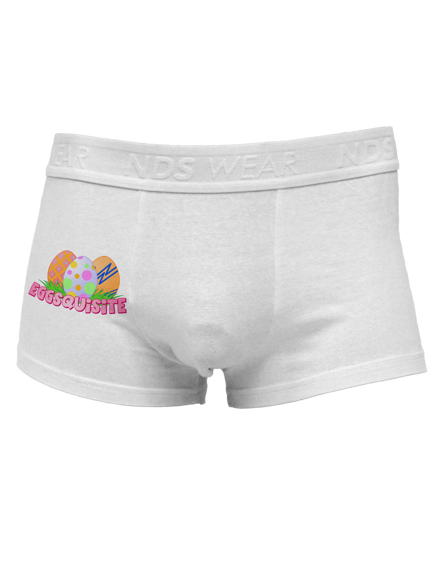 Eggsquisite Side Printed Mens Trunk Underwear-Mens Trunk Underwear-NDS Wear-White-Small-Davson Sales