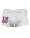 Eat Sleep Rave Repeat Color Side Printed Mens Trunk Underwear by TooLoud-Mens Trunk Underwear-NDS Wear-White-Small-Davson Sales