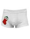 Naughty Coal Cute Christmas Stocking Side Printed Mens Trunk Underwear-Mens Trunk Underwear-TooLoud-White-Small-Davson Sales