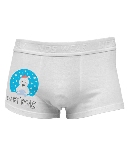 Matching Polar Bear Family - Baby Bear Side Printed Mens Trunk Underwear by TooLoud-Mens Trunk Underwear-NDS Wear-White-Small-Davson Sales